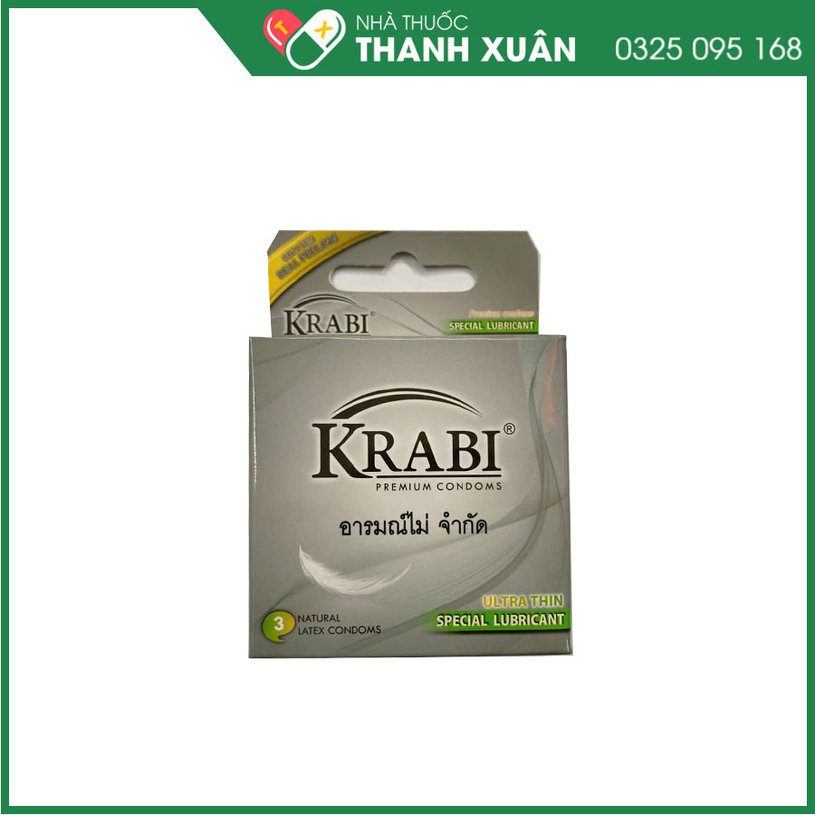 Bao cao su Krabi siêu mỏng - Ultrathin